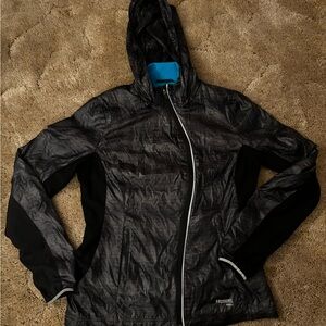 Women's Black and Gray Running Jacket